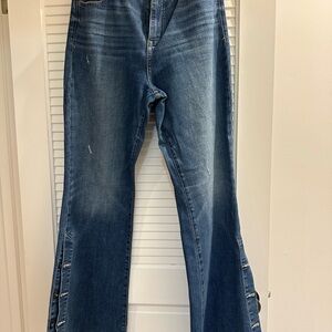 Pilcro and the Letterpress Denim Flare Jeans